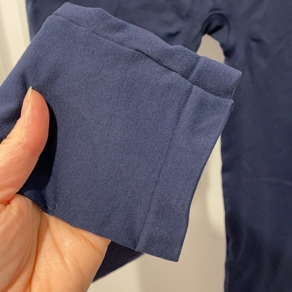 Spanx Navy Blue Seamless Shaping Leggings EUC - Picture 8 of 10